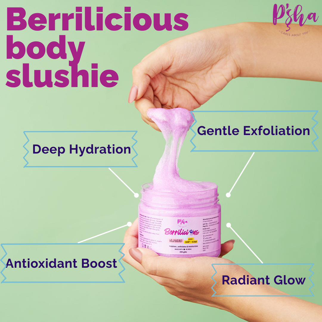 Berrilicious Body Slushie - Exfoliating and Hydrating Skincare Ritual