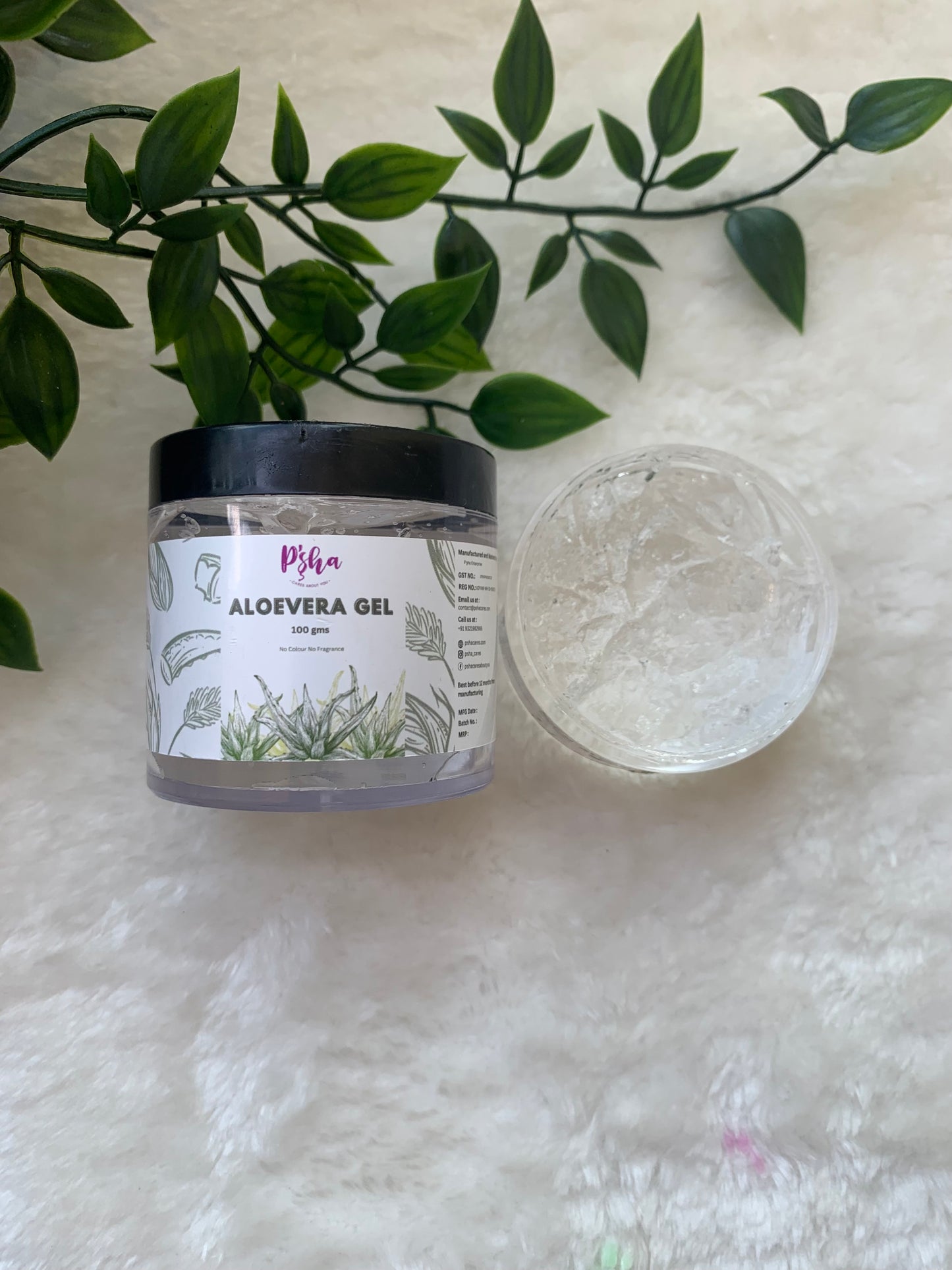 Aloe Vera Gel 100% Pure (100g) - Psha
